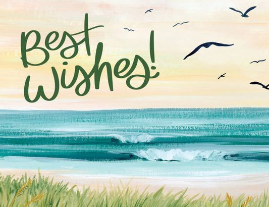 Best Wishes Beach Card