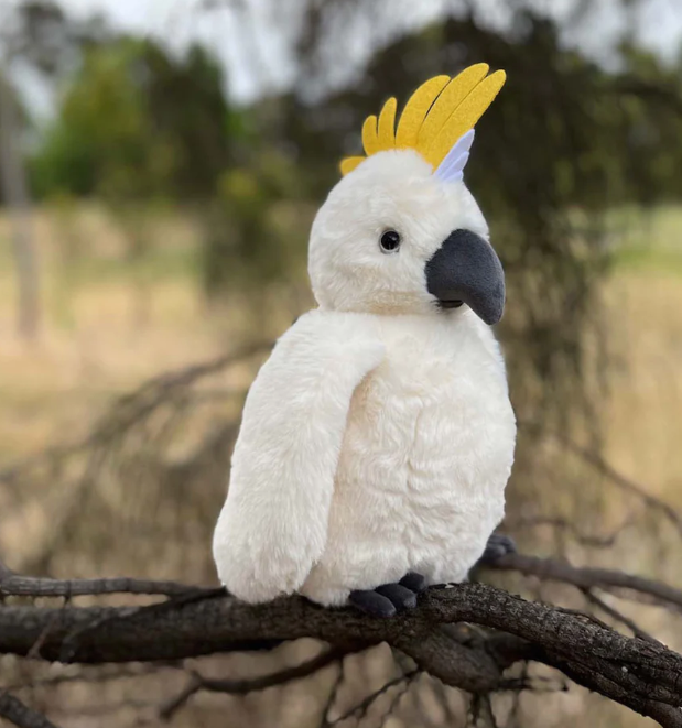 FURFOLK white Cockatoo Soft Toy