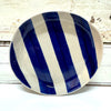 Cabana Stripe Plate Blue