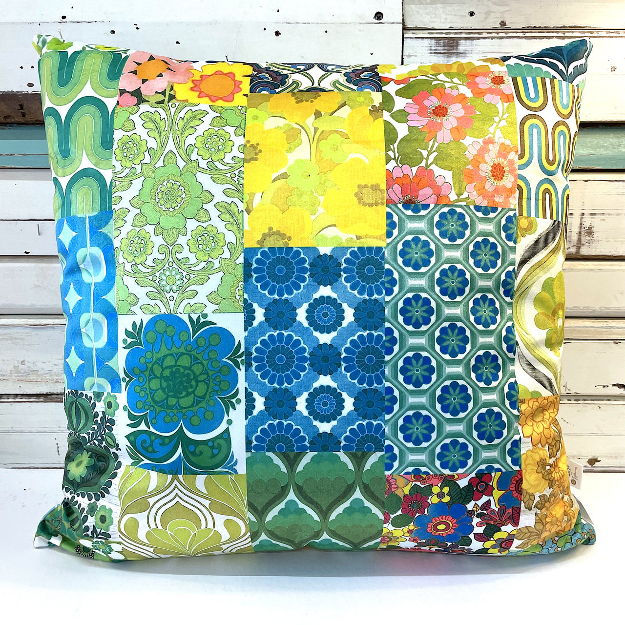 Seventies Green Cushion 50cm