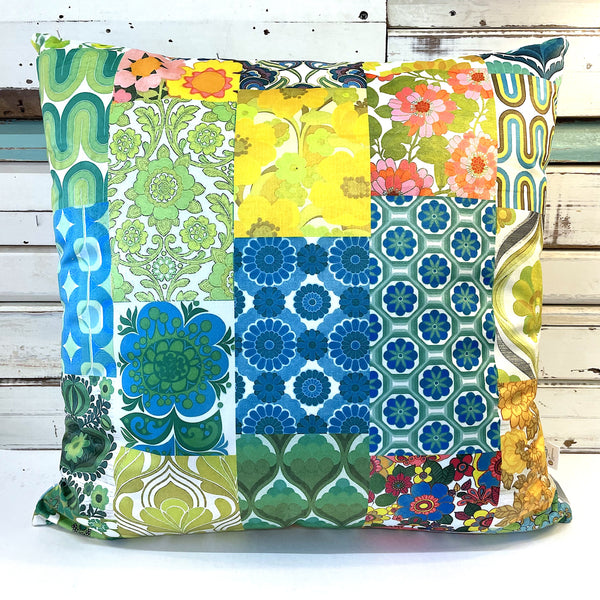 Seventies Green Cushion 50cm