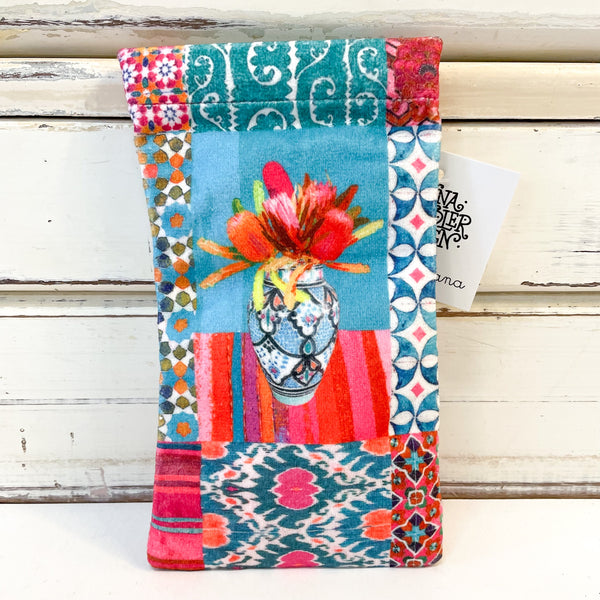 Velvet Glasses Case - Wildflower