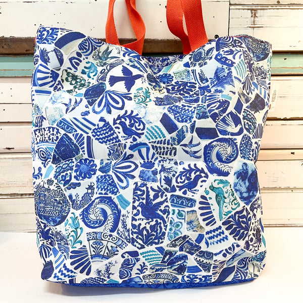 Canvas Shopping Bag - Mosaic