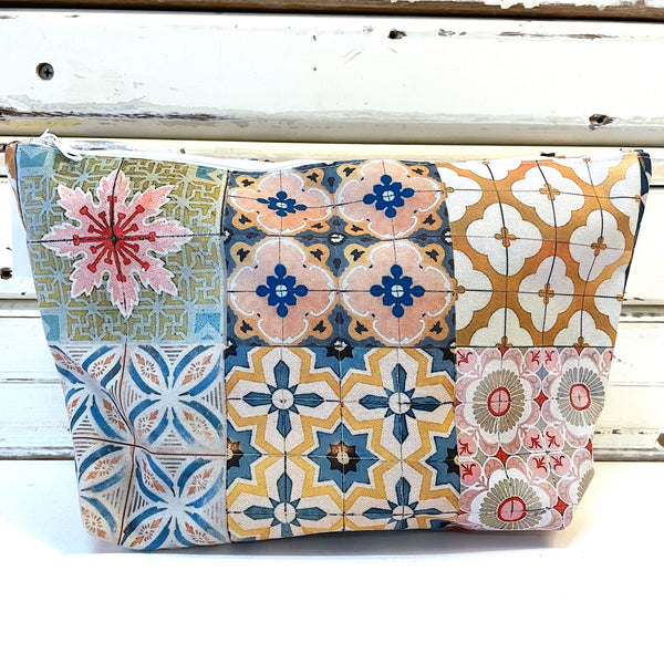 Canvas Makeup Bag - Tangiers