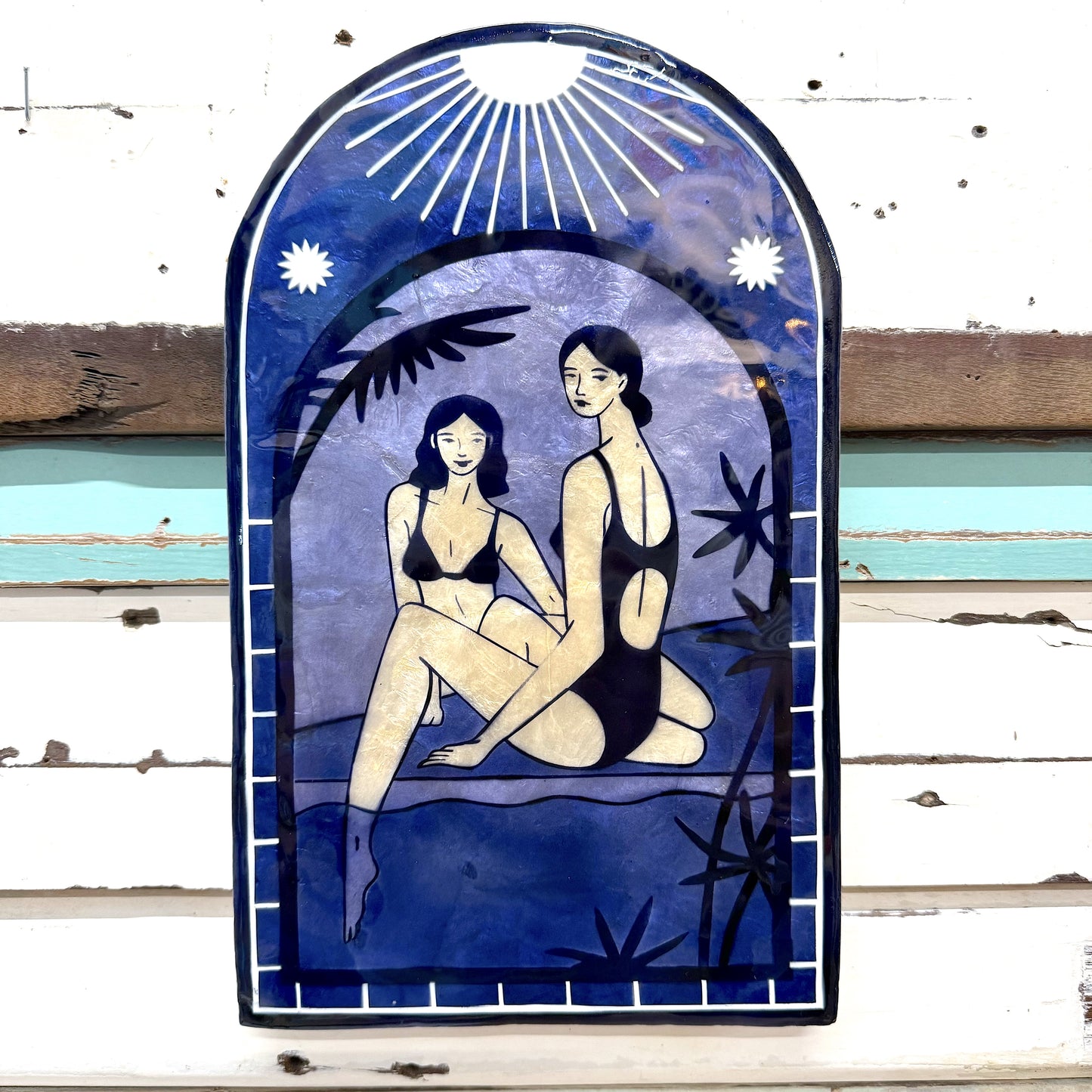 Resort Toe Dip Blue Tile