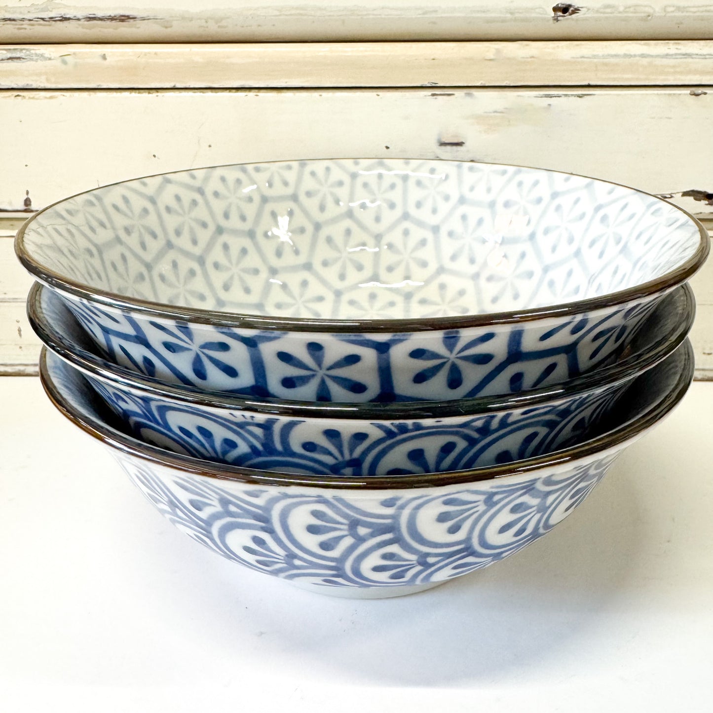 Hana Seikaiha Large Bowl
