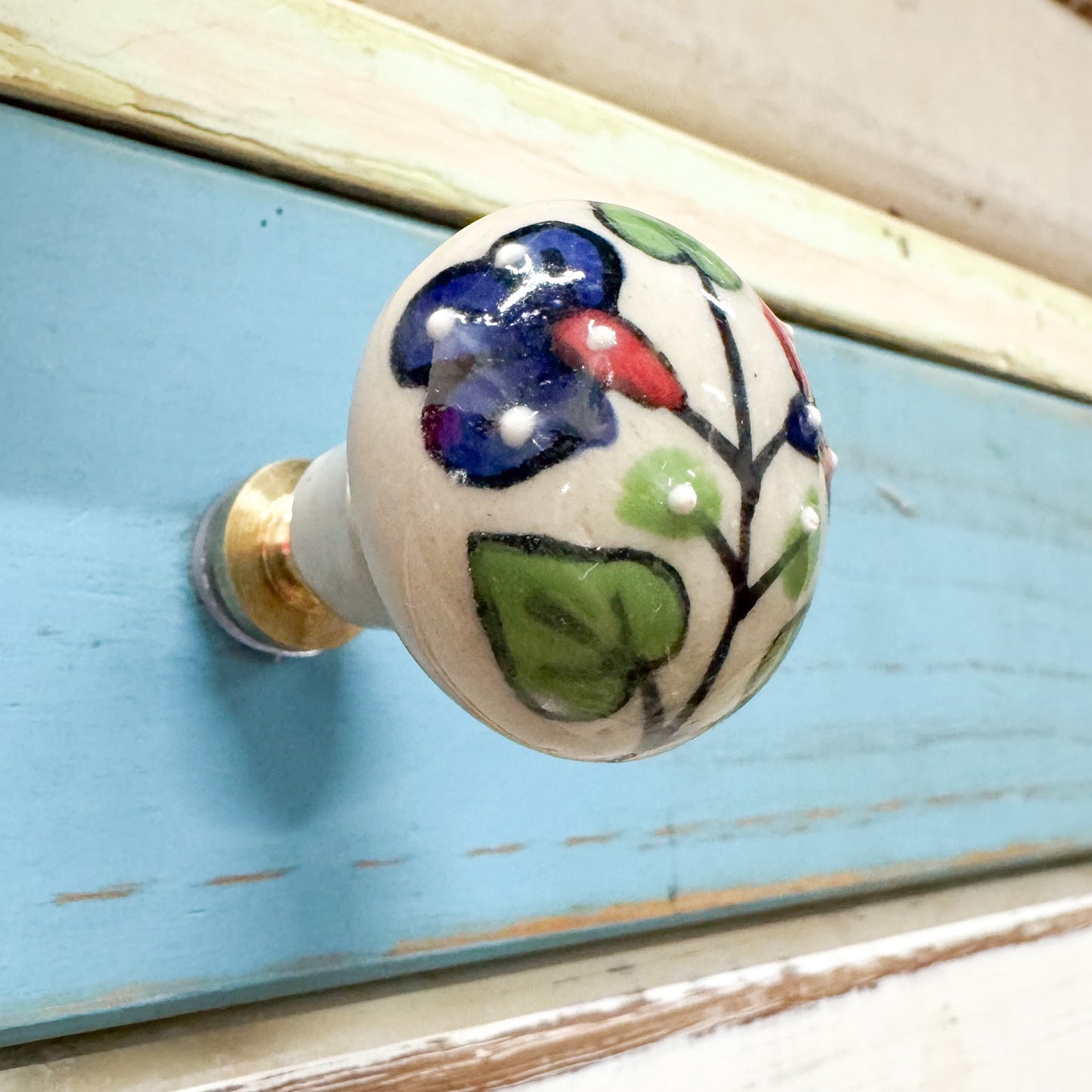 Ceramic Poppy Flower Hook