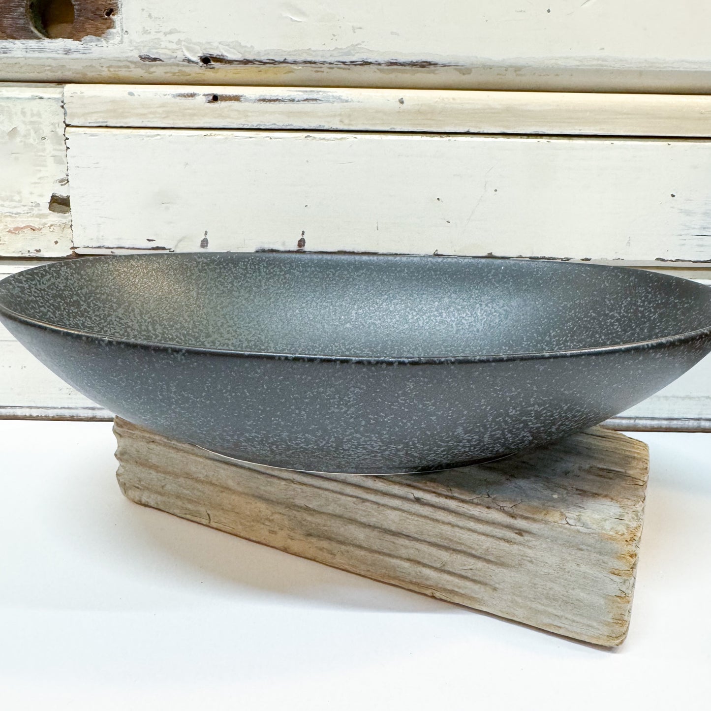 Wabisabi Black Long Oval Bowl