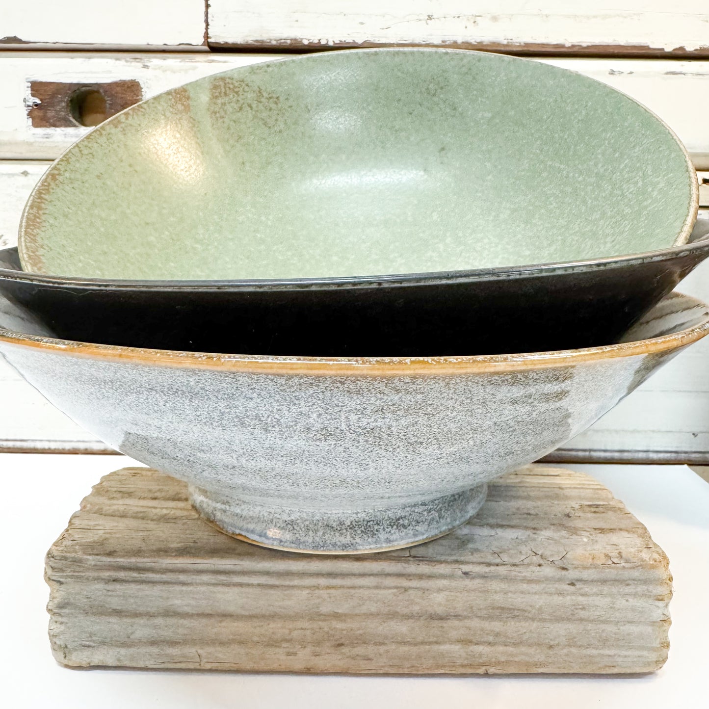 Wabisabi Pearl Blue Large Bowl