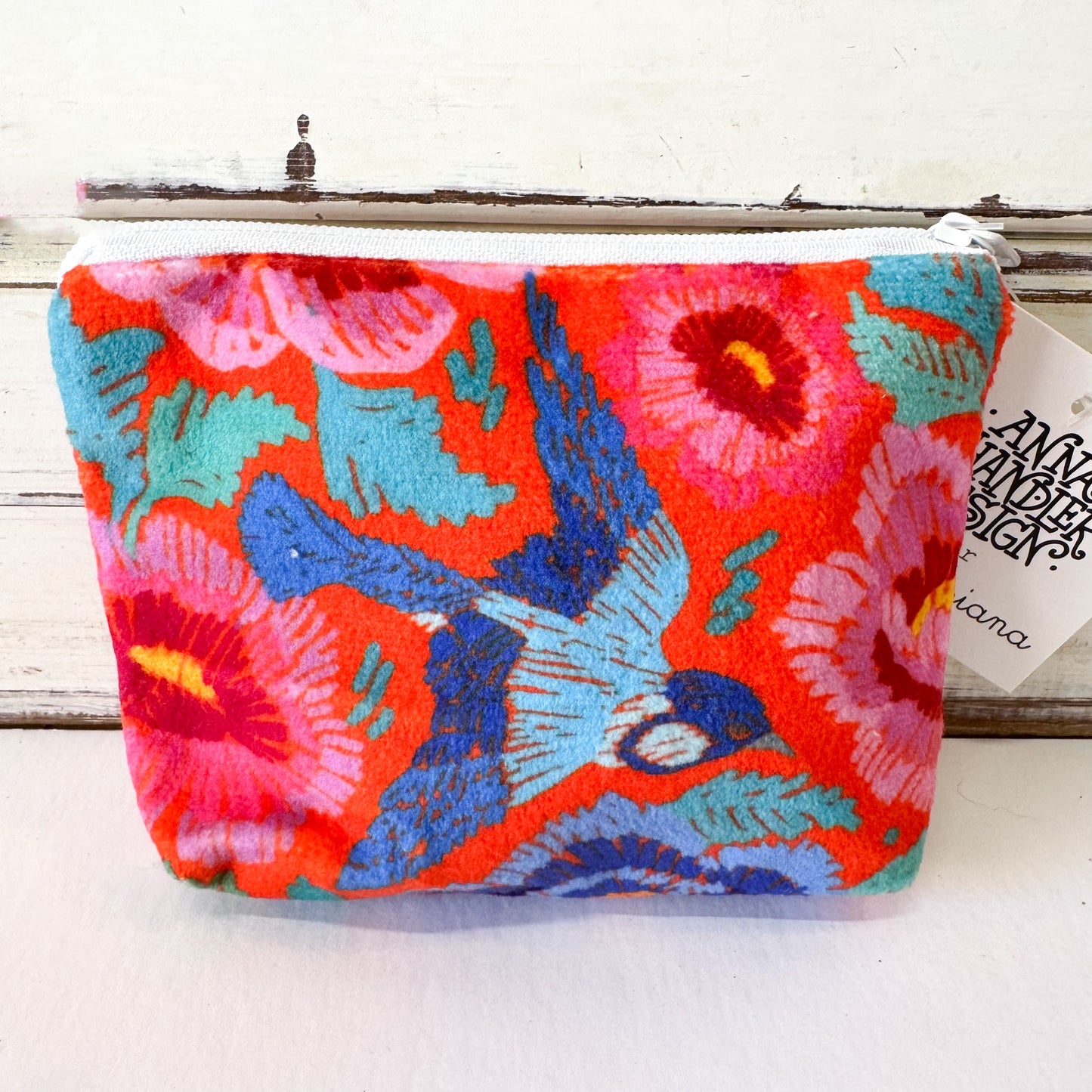 Coin Purse - Birds & Roses