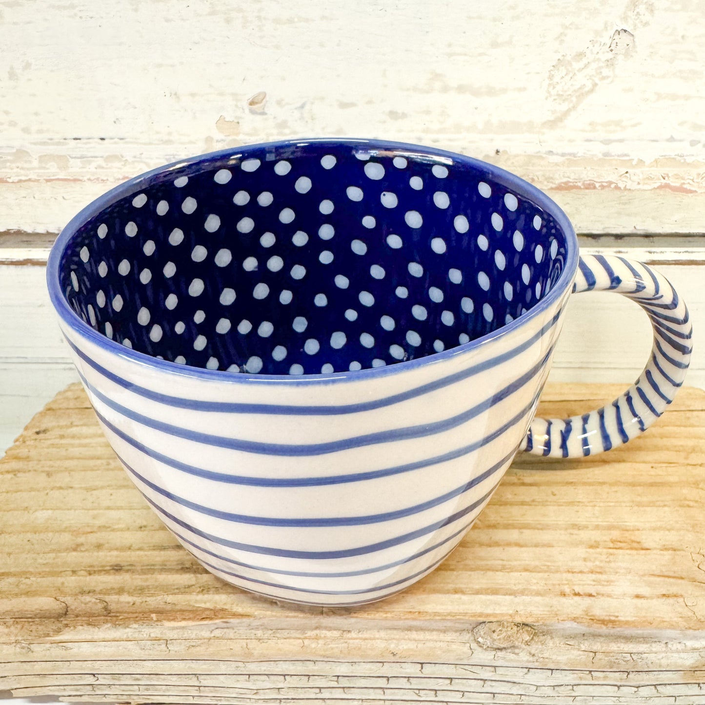 Chino Mug - Navy Lines