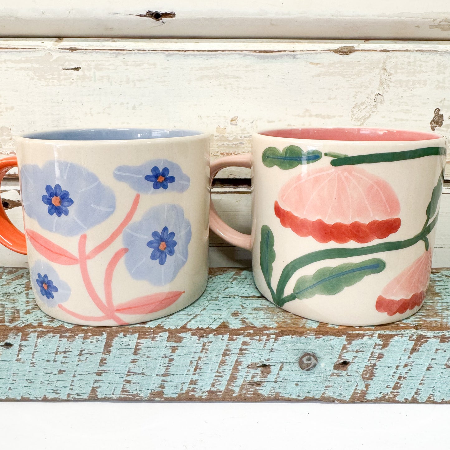 Bloomie Blue Flower Mug