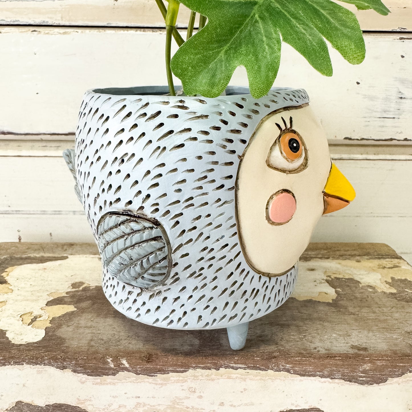 Baby Birdie Blue Planter