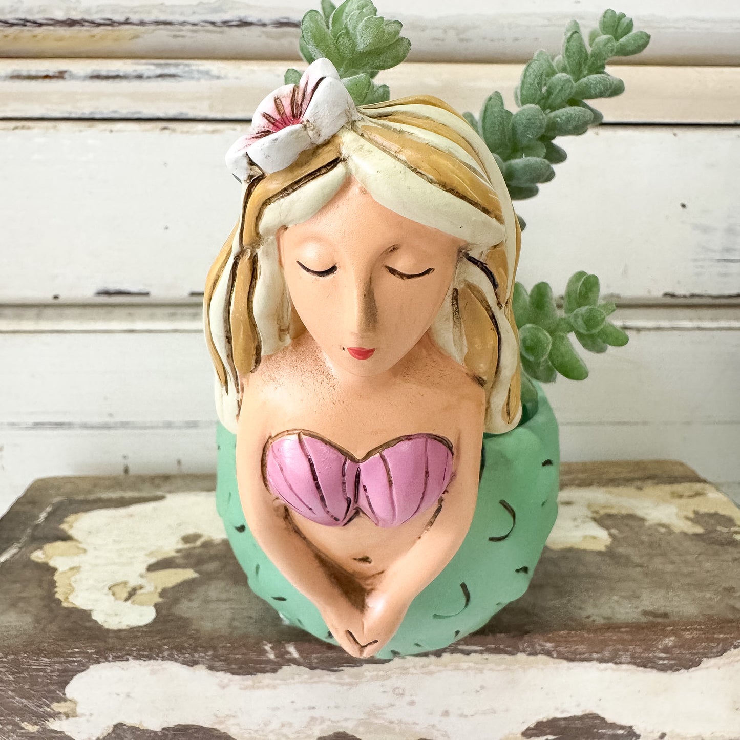 Baby Mermaid Planter