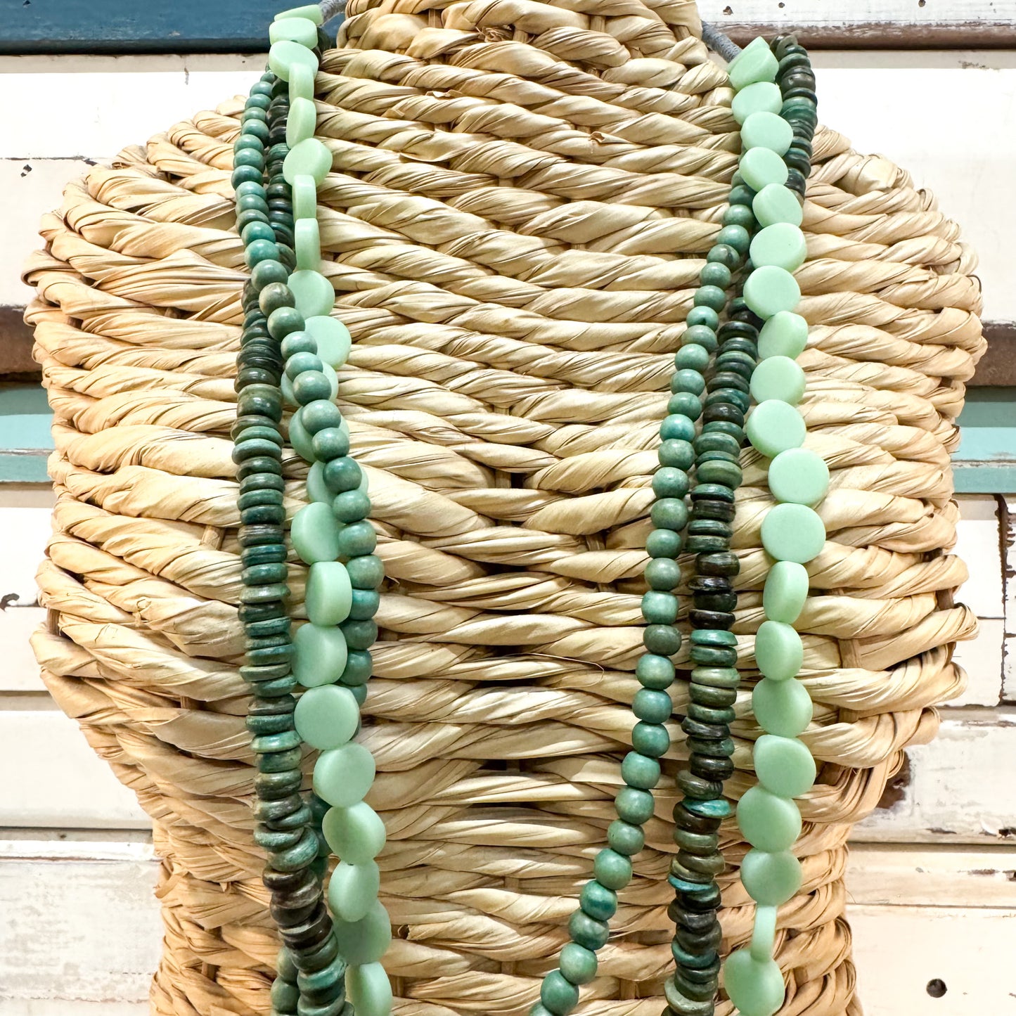 Islander Necklace ~ Sea Greens