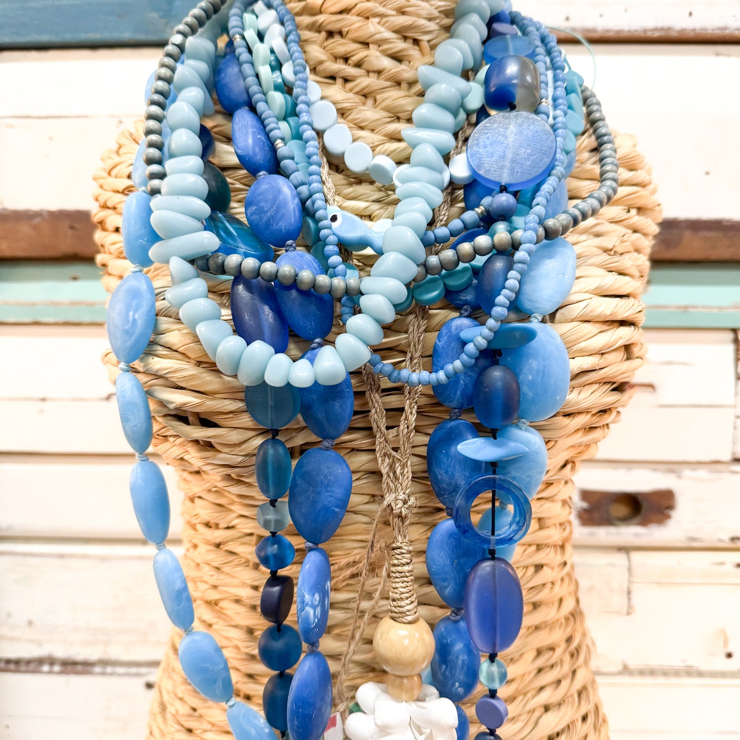 Pebble Necklace - Blueberry