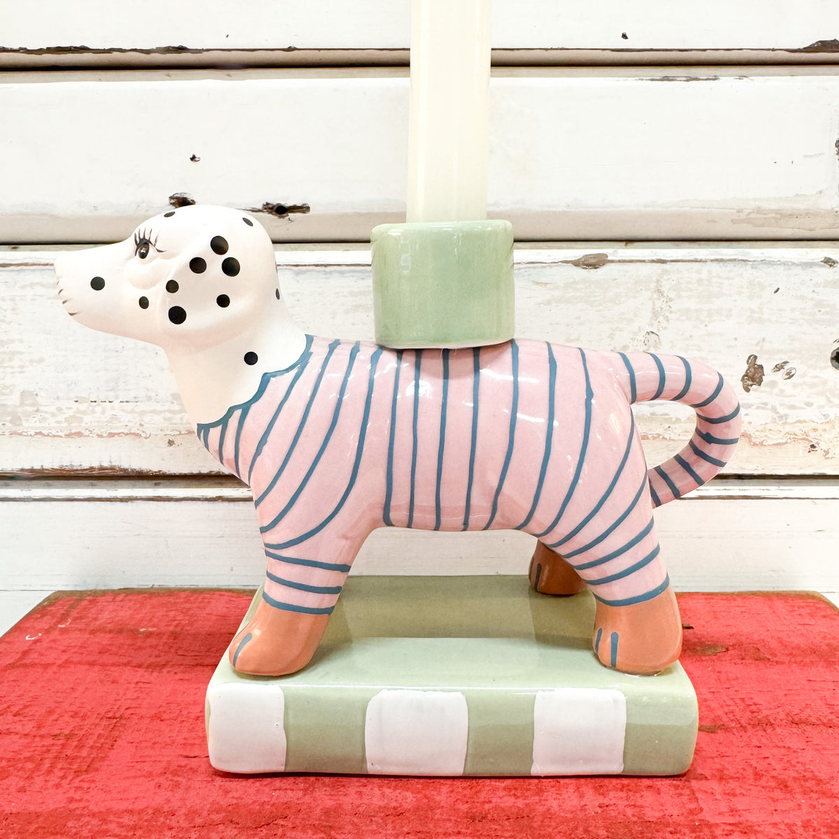 Rover The Dog Candle Holder