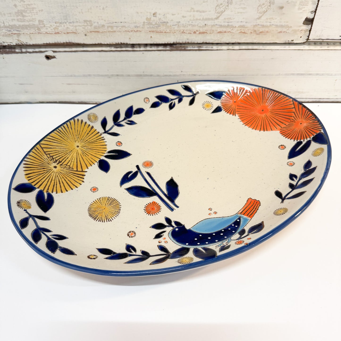 Blue Bird Platter