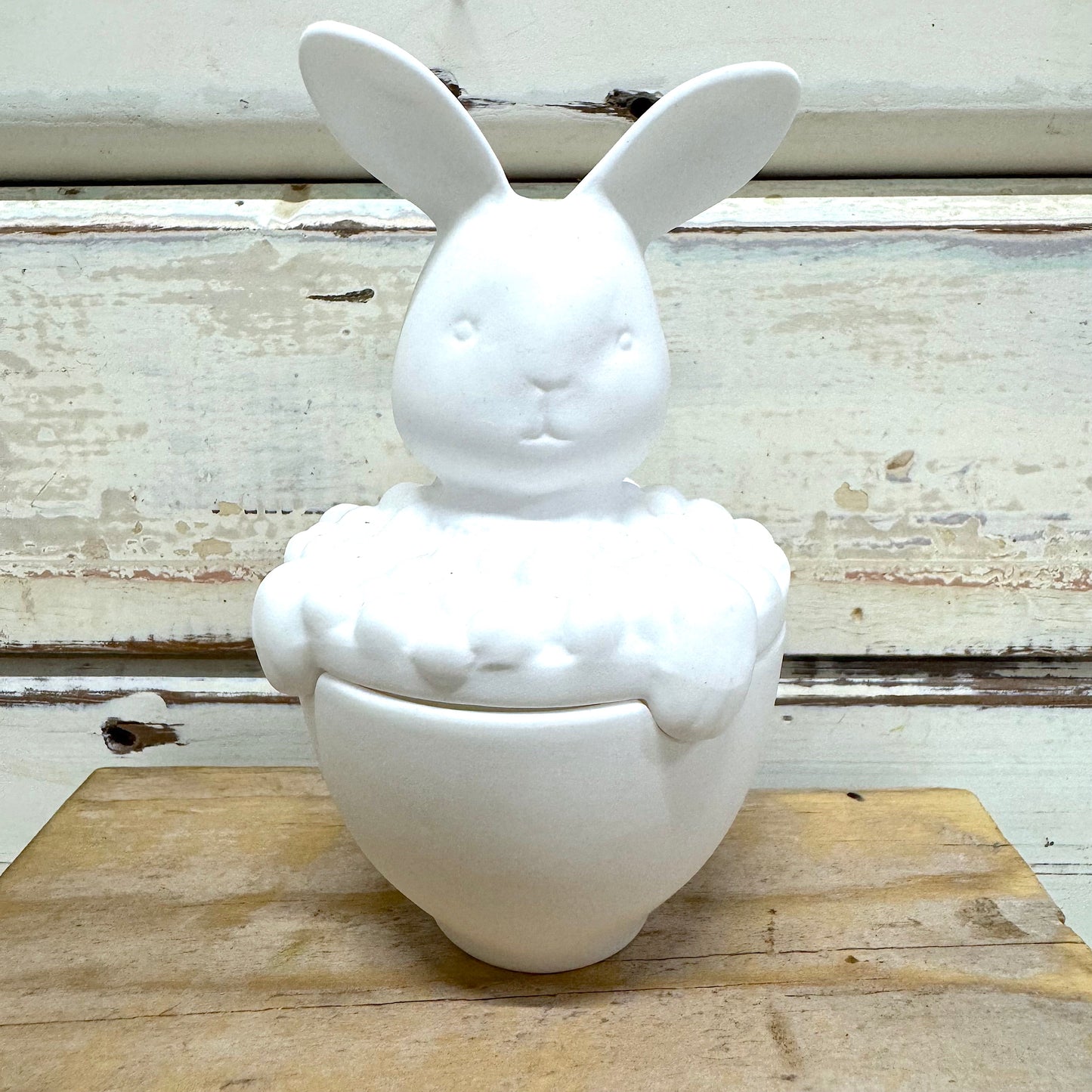 JONES AND CO FINE BONE CHINA RABBIT BOX