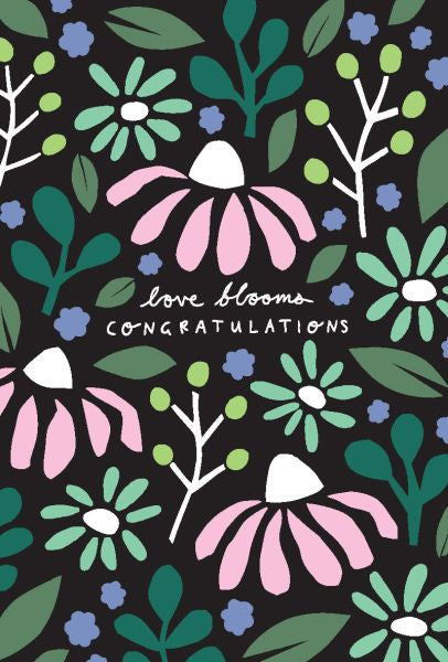 Love Blooms Card WEDDING