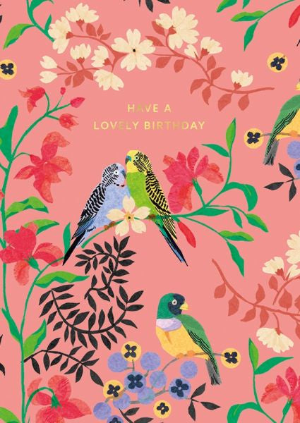 Lovely Birthday Card Birds
