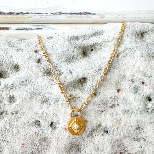 RUBYTEVA_Arabesque_Pearl_Link_Chain_Necklace