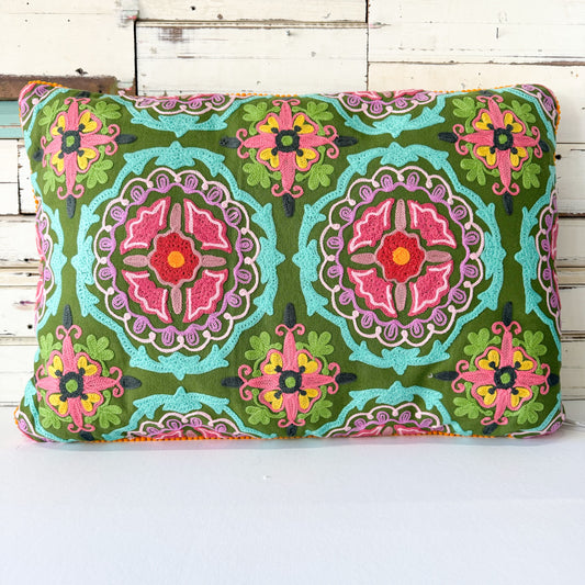 RUBY STAR TRADERS Yeravan Lumbar Cushion