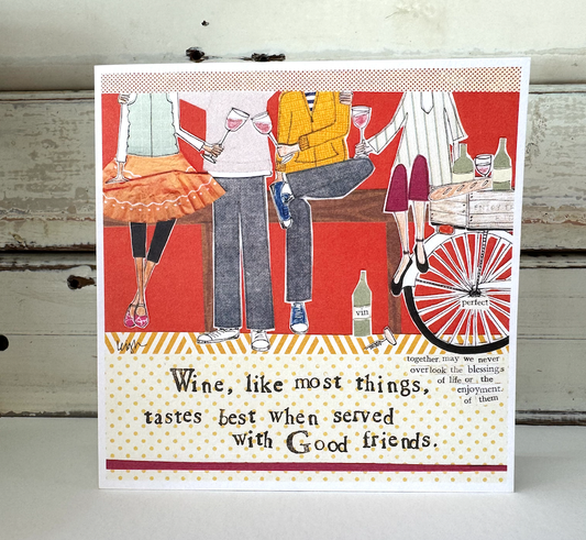 Wine With Friends Card