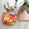 Canvas Make Up Bag - 70's Orange