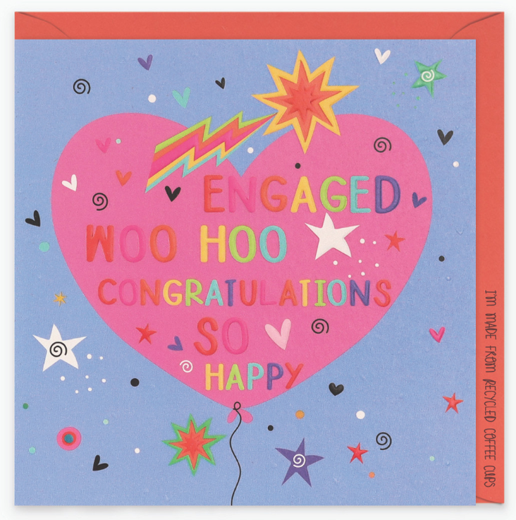 WOOHOO Engagement Card