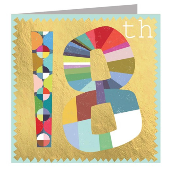 Foil 18th Card