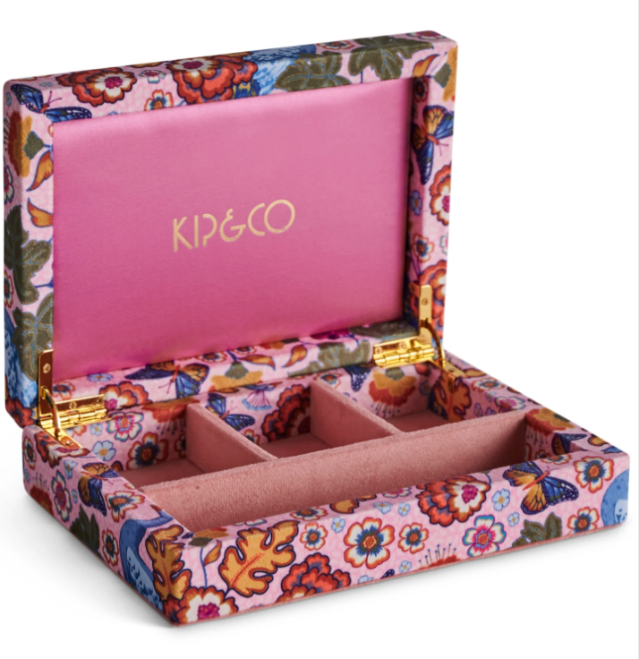 Lyon Velvet Jewellery Box Small