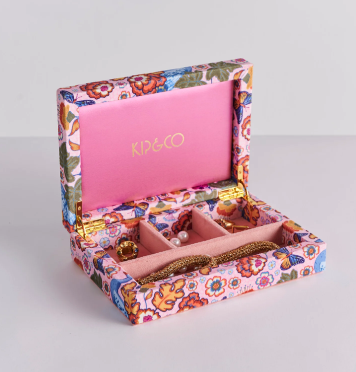 Lyon Velvet Jewellery Box Small
