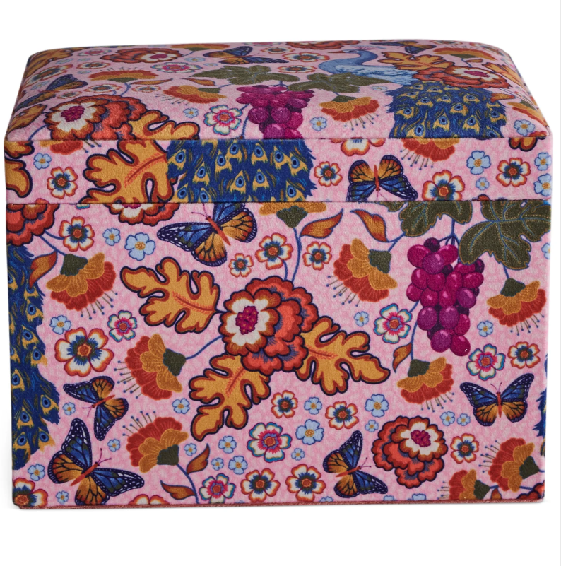 Lyon Velvet Jewellery Box Large