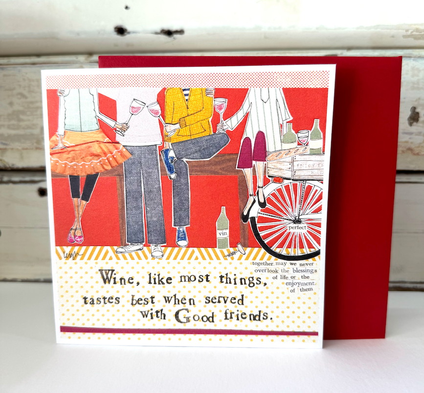Wine With Friends Card