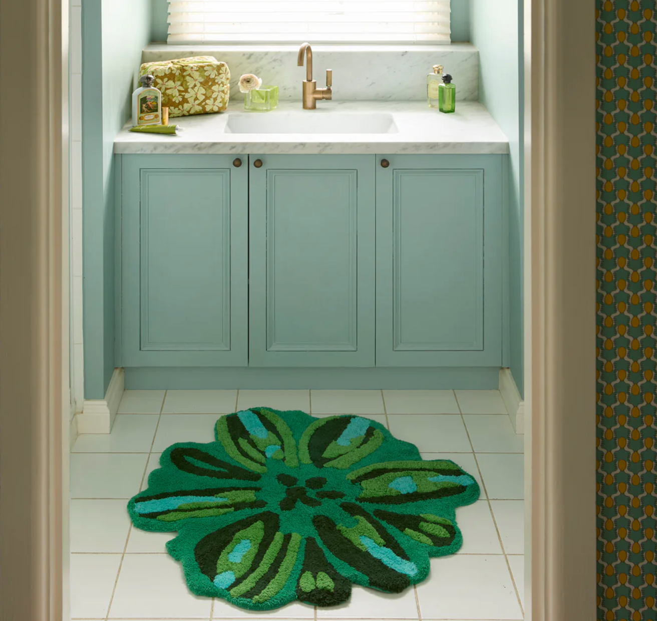 Meadow Green Bath Mat