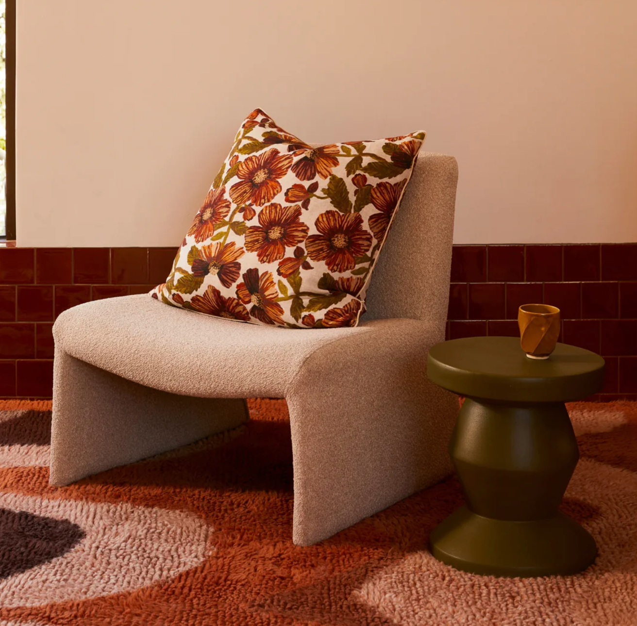 Woodland Hazelnut 60cm Cushion