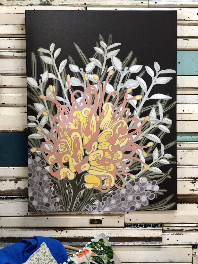 Wild Grevillea Canvas