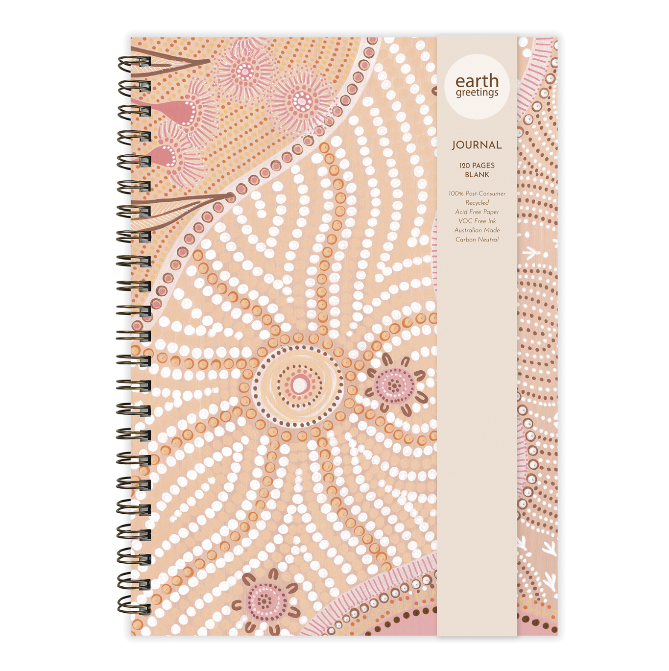 EARTH GREETINGS A4 Blank Journal - Our Mother The Sun