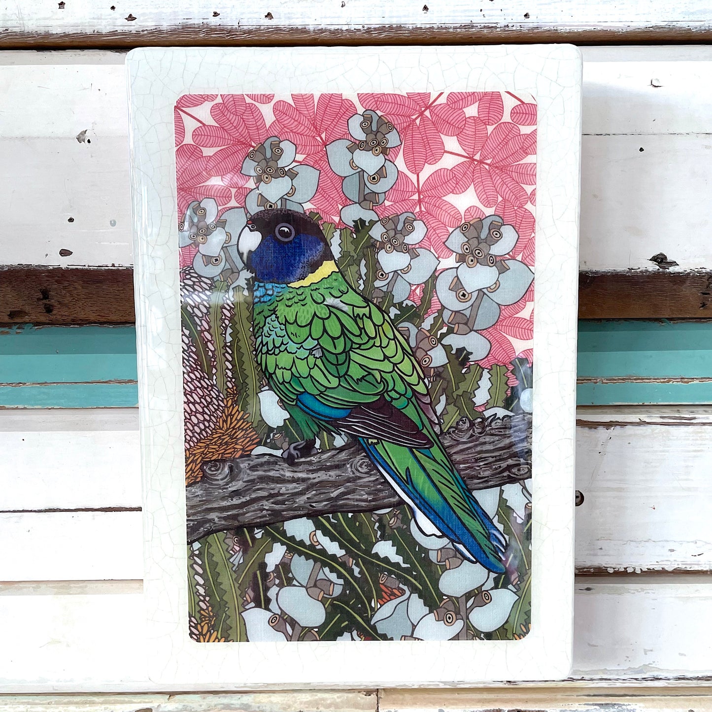Maxi Woodblock - Twenty Eight Parrot