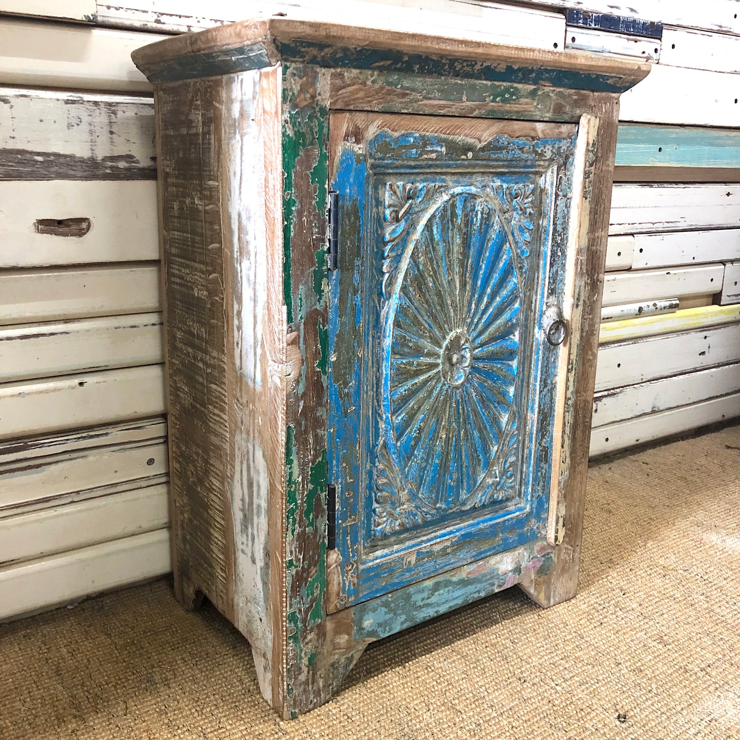 Vintage Blue Mini Cupboard