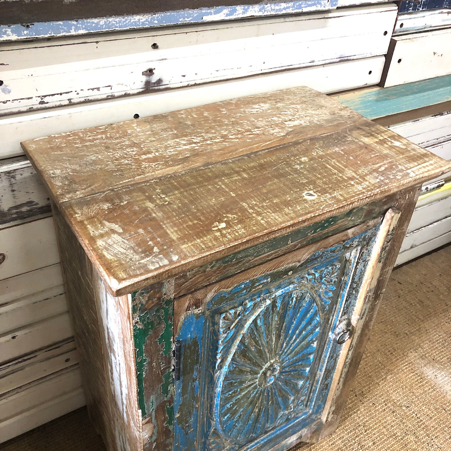 Vintage Blue Mini Cupboard