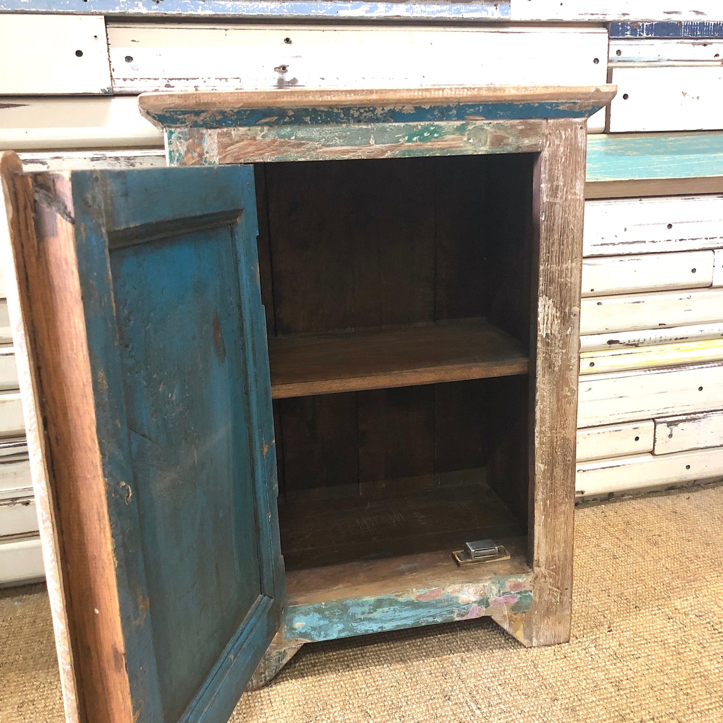 Vintage Blue Mini Cupboard