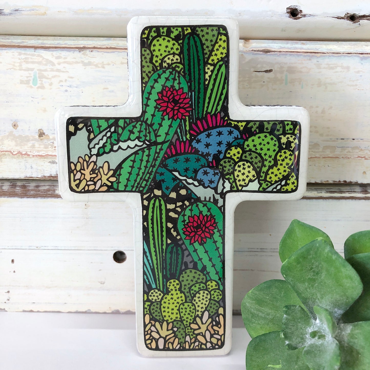 Lost & Found Cactus Cross