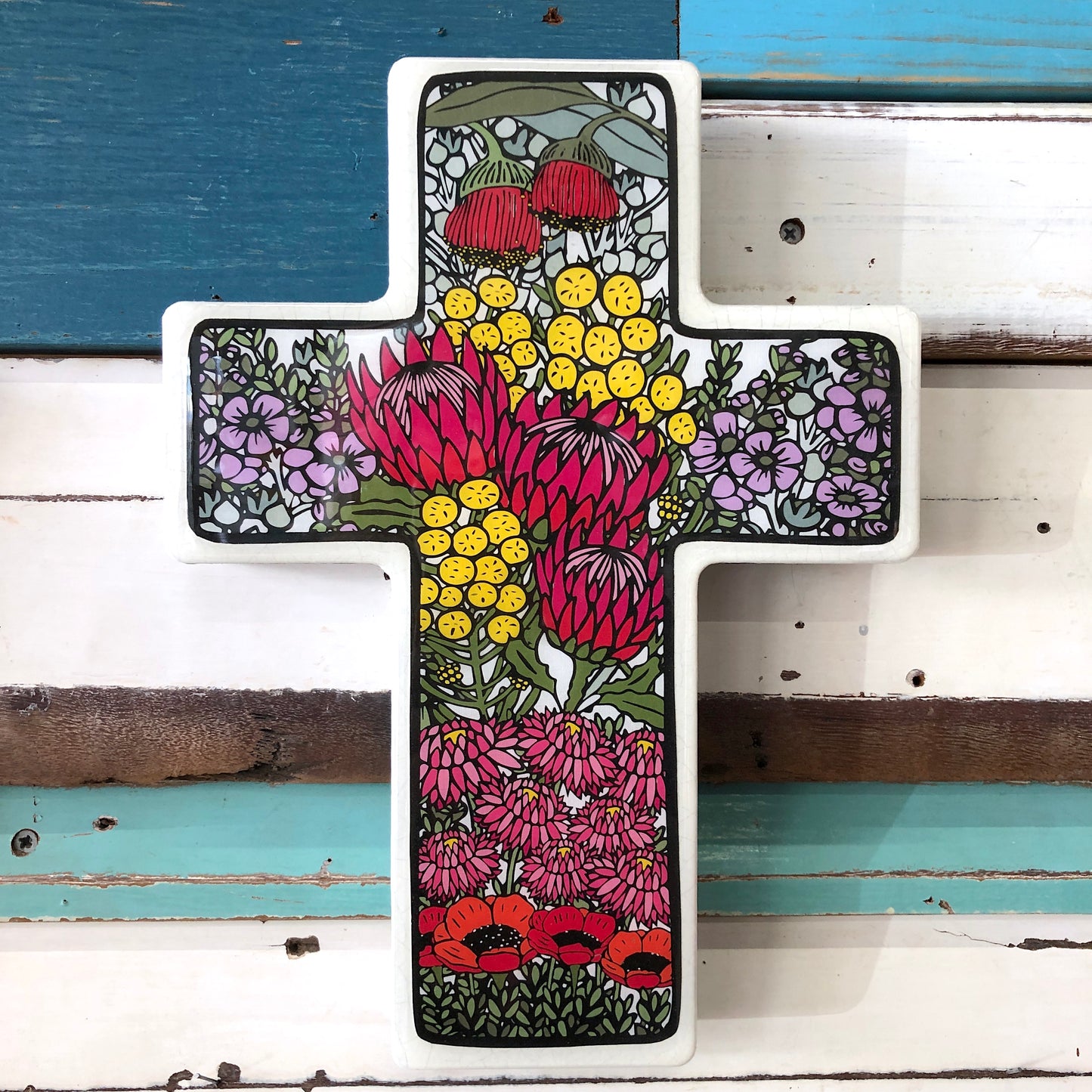 Lost & Found Wildflower Cross