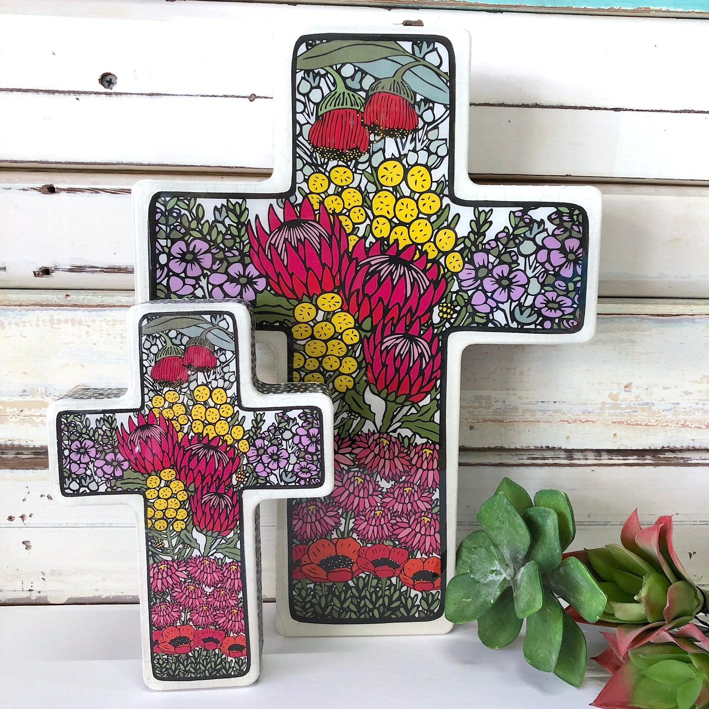 Lost & Found Wildflower Cross