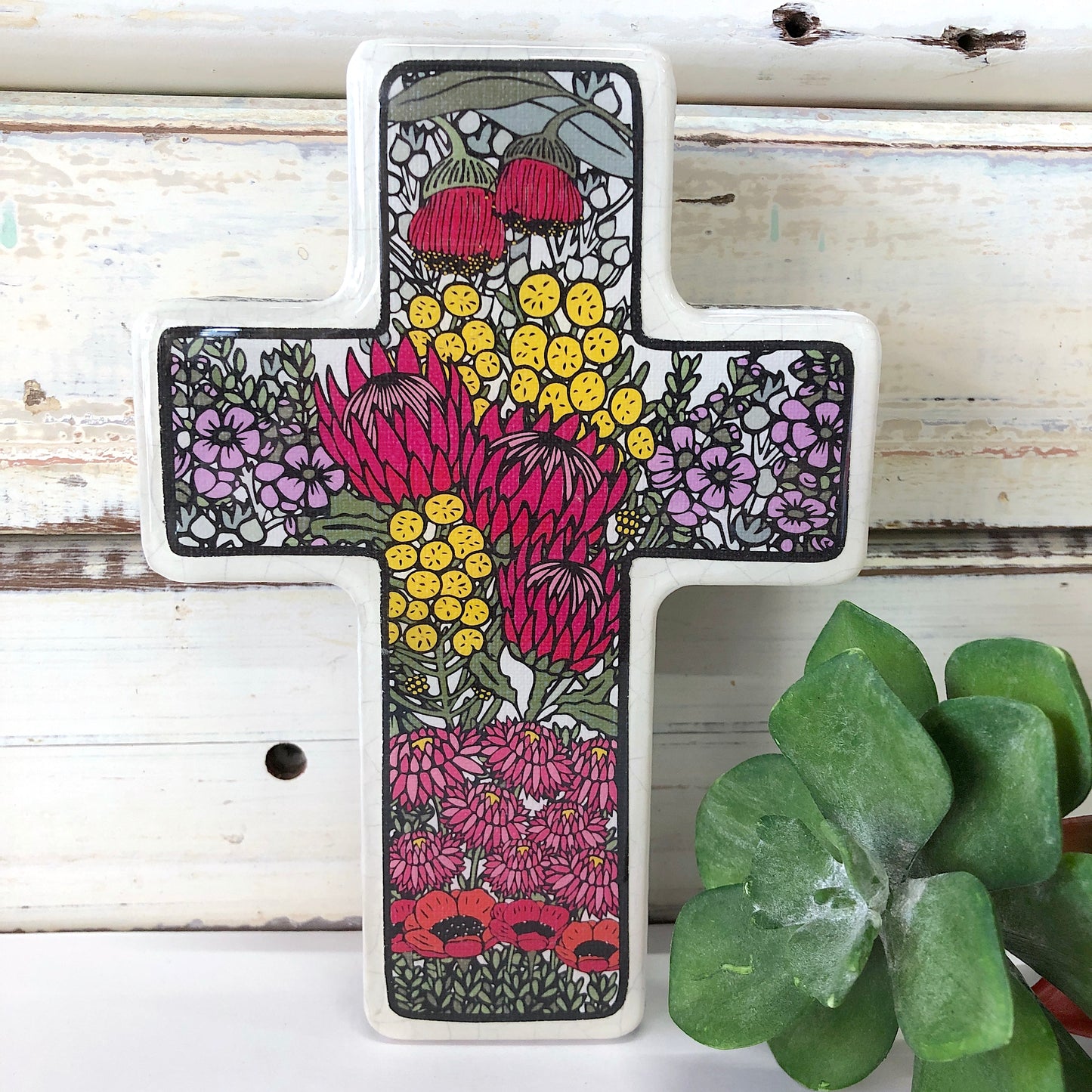 Lost & Found Wildflower Cross