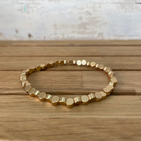 Dot Bead Bracelet - Gold