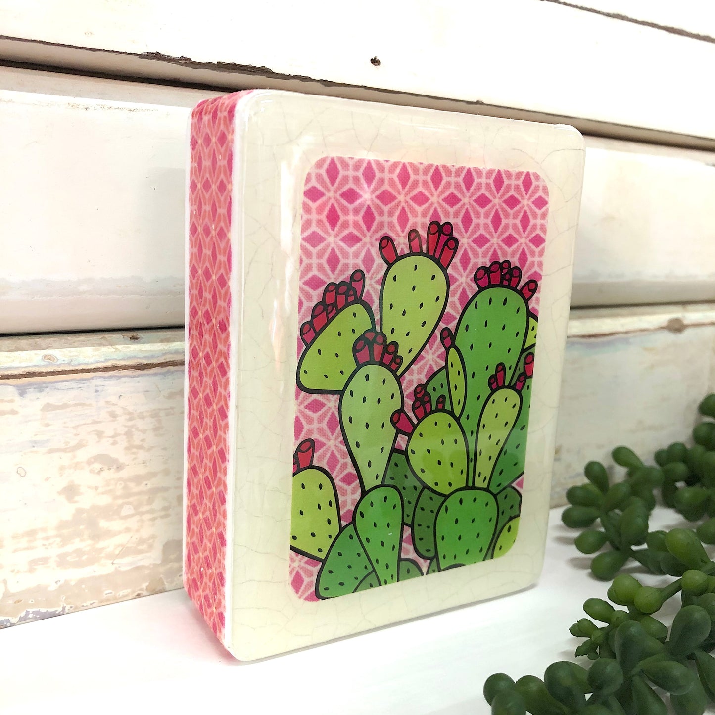 Mini Woodblock - Cactus Juice