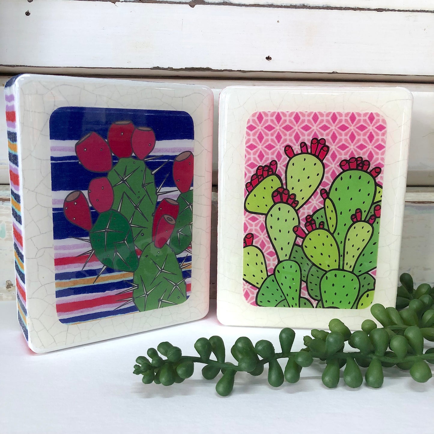 Mini Woodblock - Cactus Juice